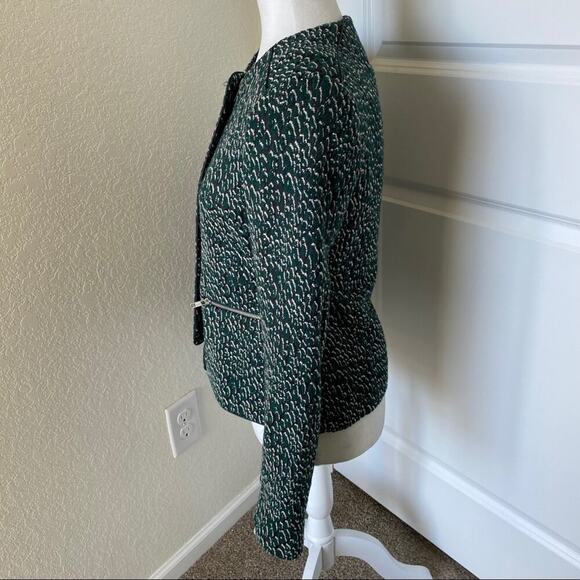 Helene London Tweed Zip Front Blazer - Picture 7 of 8